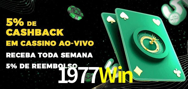 Promoções do cassino ao Vivo 1977Win